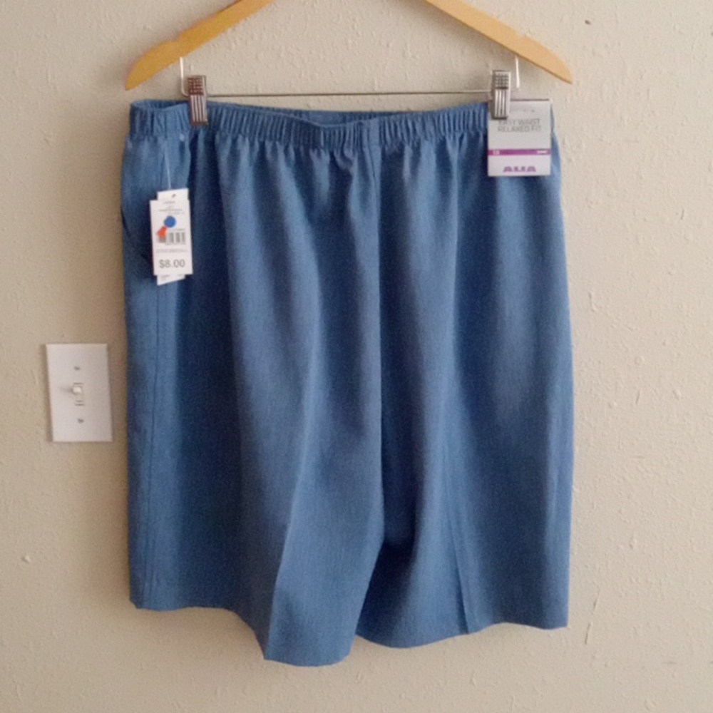 Nwt Relaxed Fit High Waist Denim Shorts